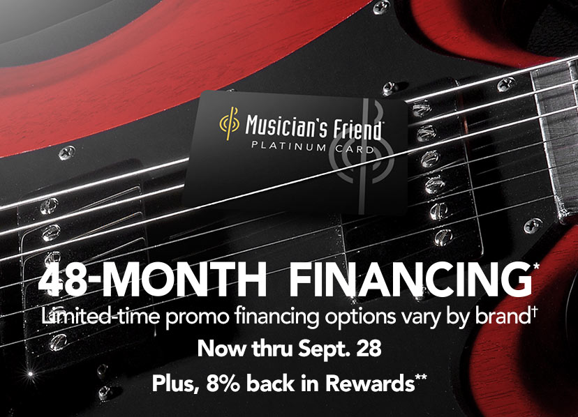 48-month financing. Limited-time promo financing options vary by brand, now thru September 28, 2025. Plus 8% back in rewards.