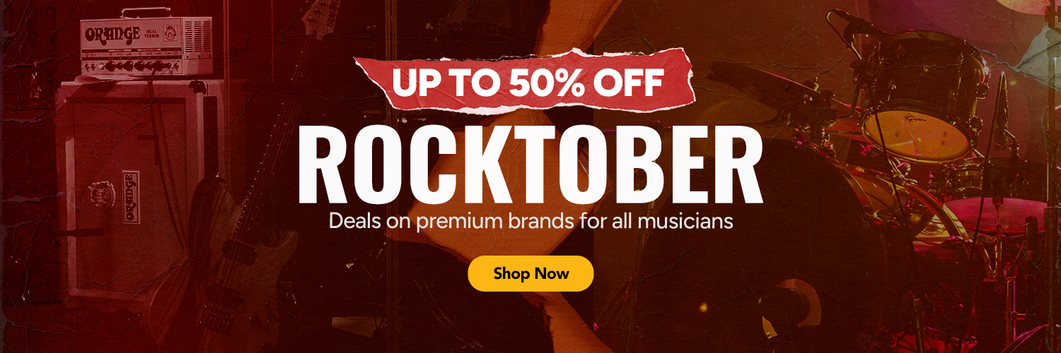 Rocktober. Up to 50% Off. Deals on premium brands for all musicians. Shop Now