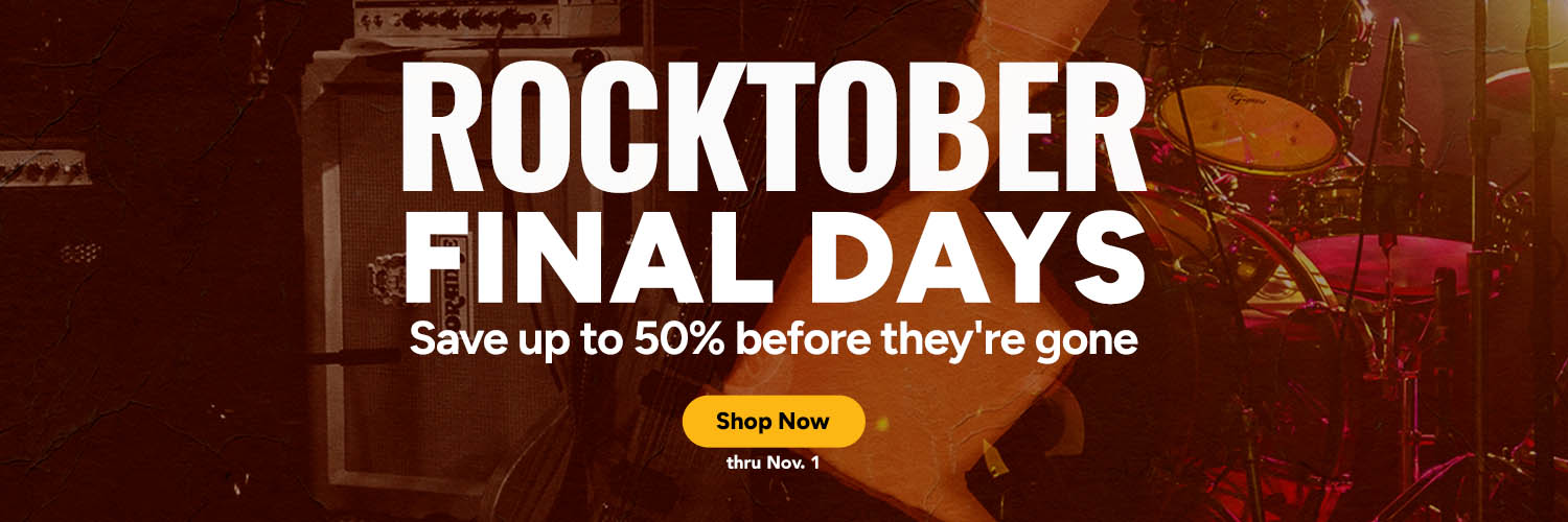 Rocktober. Up to 50% Off. Deals on premium brands for all musicians. Shop Now
