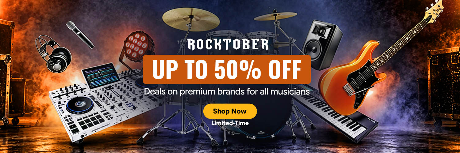 Rocktober. Up to 50% Off. Deals on premium brands for all musicians. Shop Now