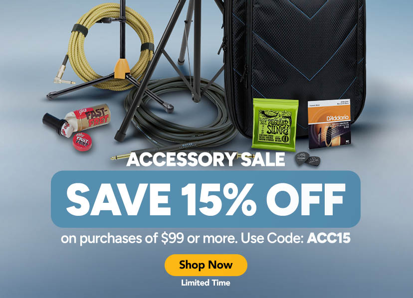 Save 15% when you order at least $99 of select accessories