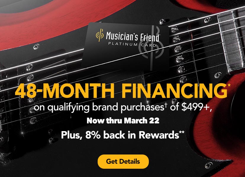 48-month financing. Limited-time promo financing options vary by brand, now thru March 22, 2026. Plus 8% back in rewards.